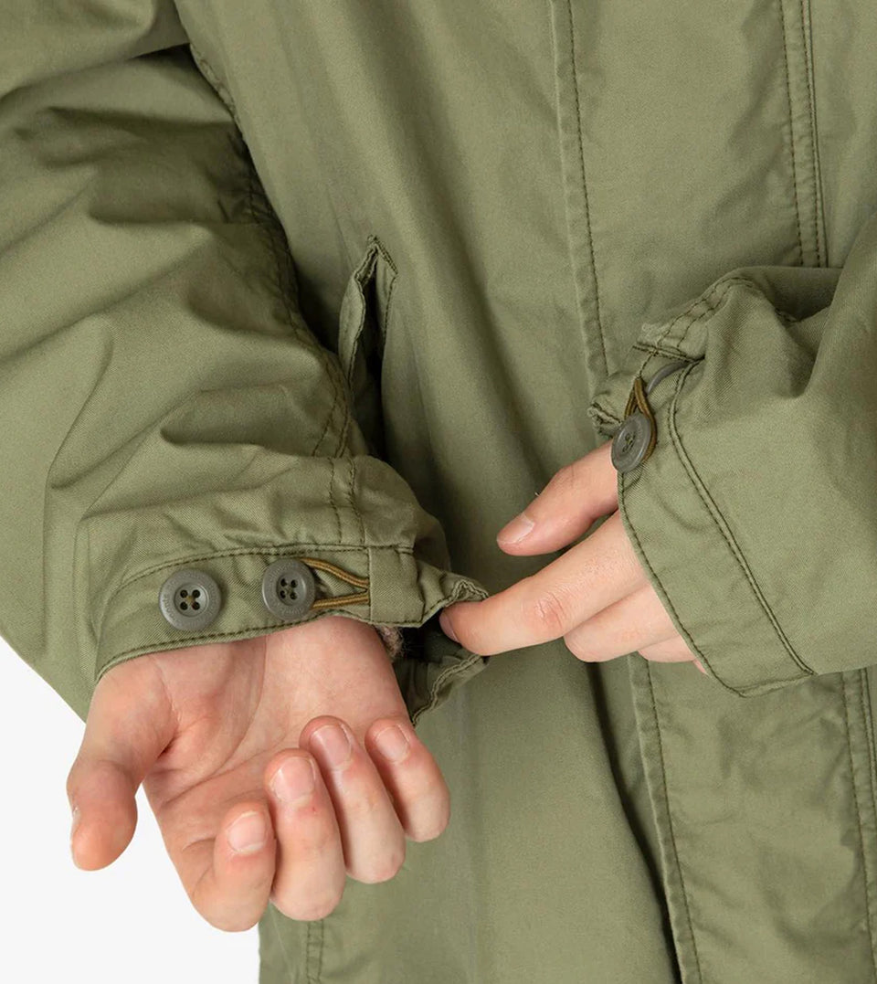 TROOPER COAT C/N GABARDINE WITH GORE-TEX WINDSTOPPER