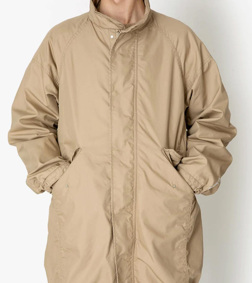 TROOPER COAT C/N GABARDINE WITH GORE-TEX WINDSTOPPER