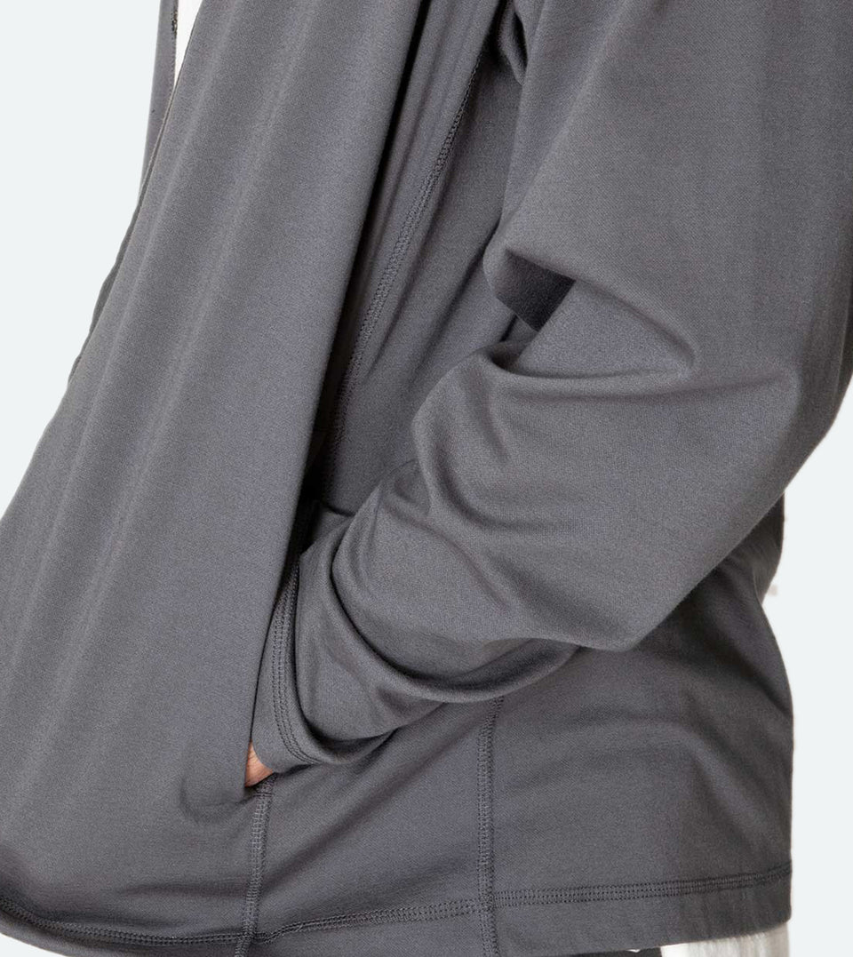 DWELLER CARDIGAN C/N JERSEY ICE PACK