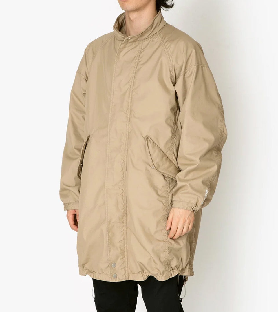 TROOPER COAT C/N GABARDINE WITH GORE-TEX WINDSTOPPER