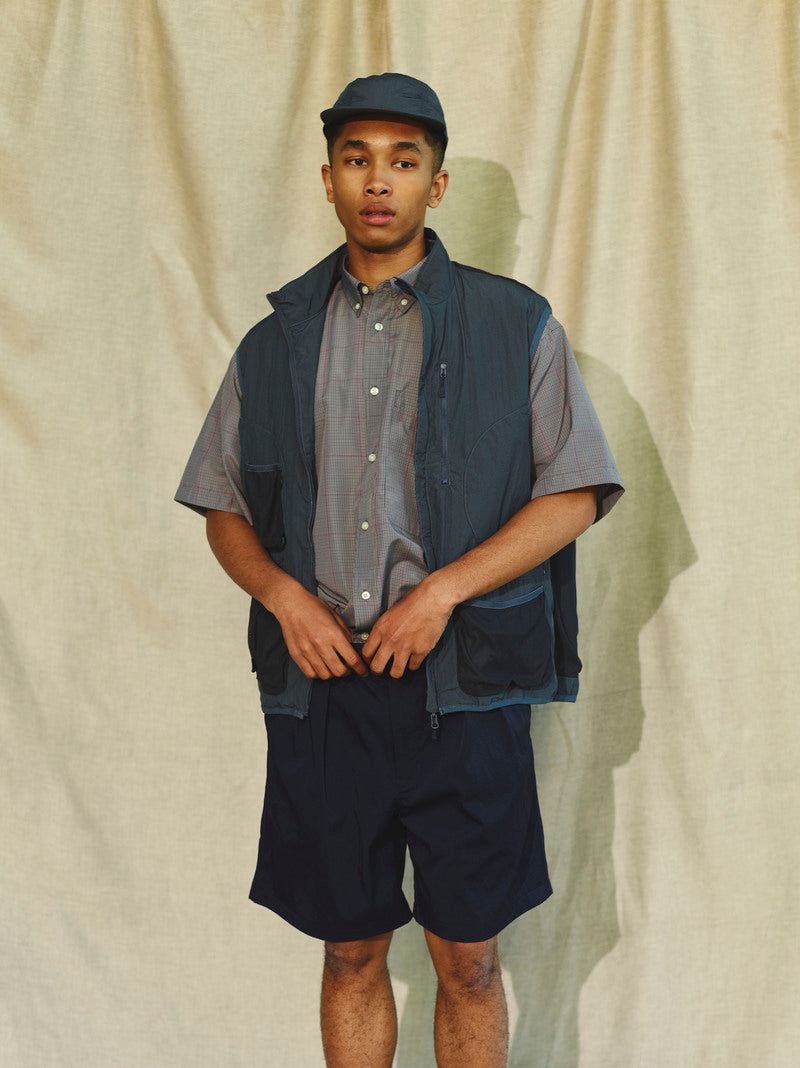 Tech Regular Collar Shirts S/S Gun club Plaids