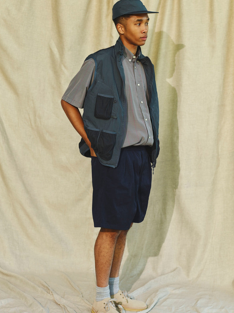 Tech Regular Collar Shirts S/S Gun club Plaids