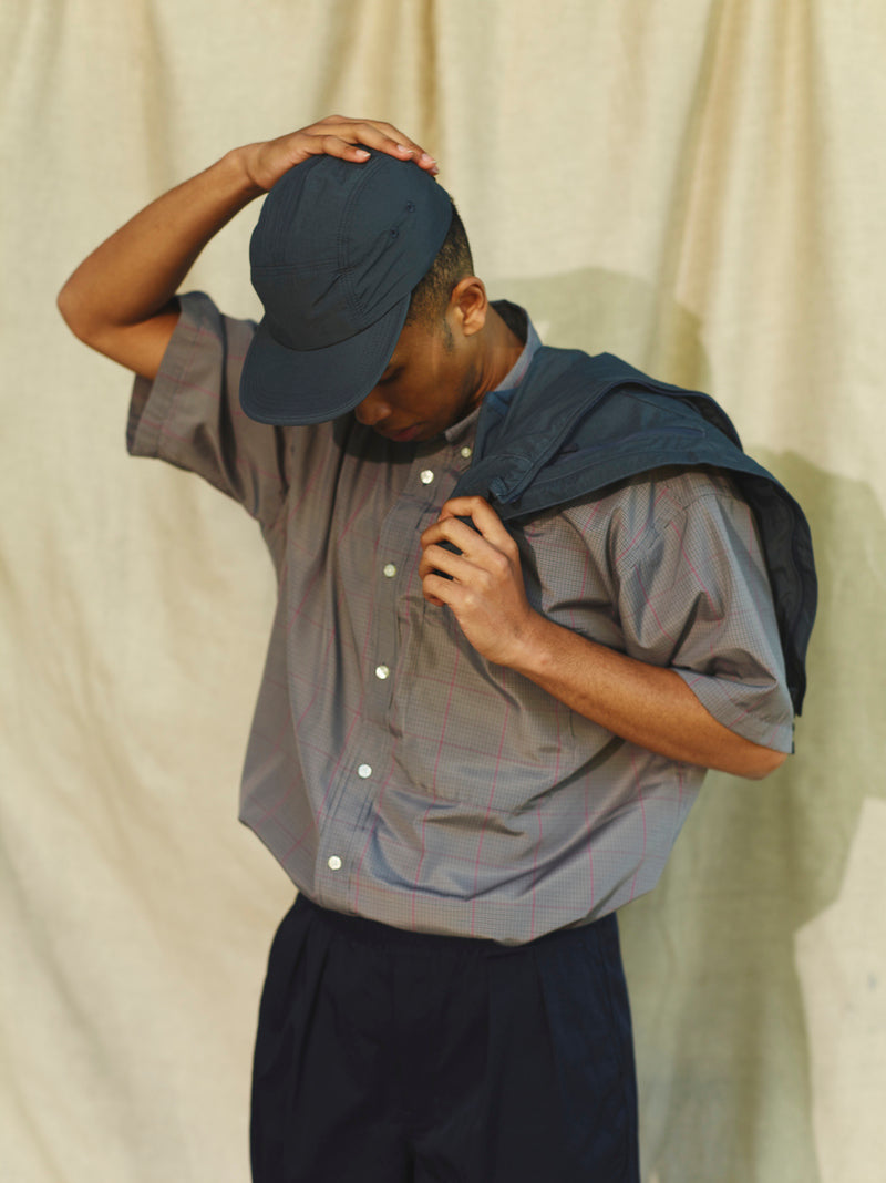 Tech Regular Collar Shirts S/S Gun club Plaids