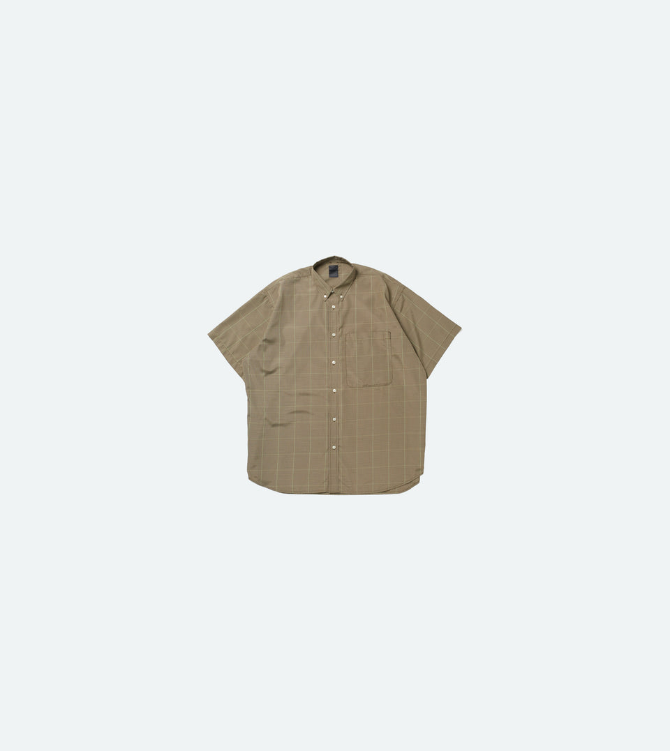 Tech Regular Collar Shirts S/S Gun club Plaids