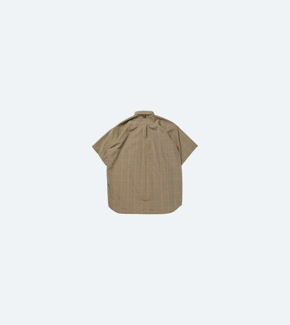 Tech Regular Collar Shirts S/S Gun club Plaids