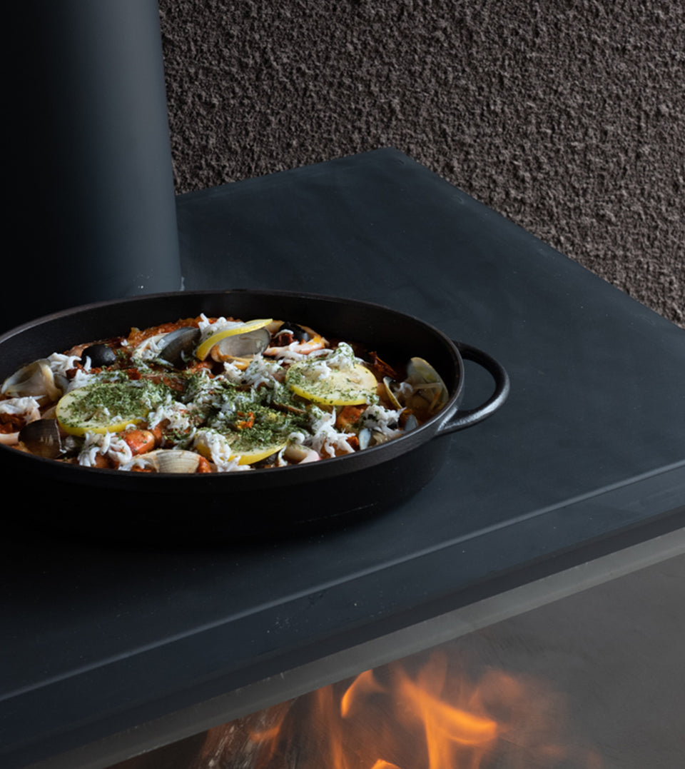 シーフードパエリア