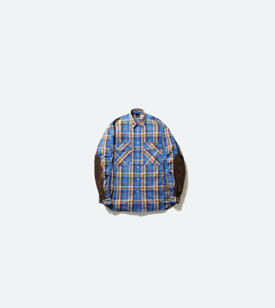 TECH ELBOW PATCH WORK SHIRTS FLANNEL PLAIDS