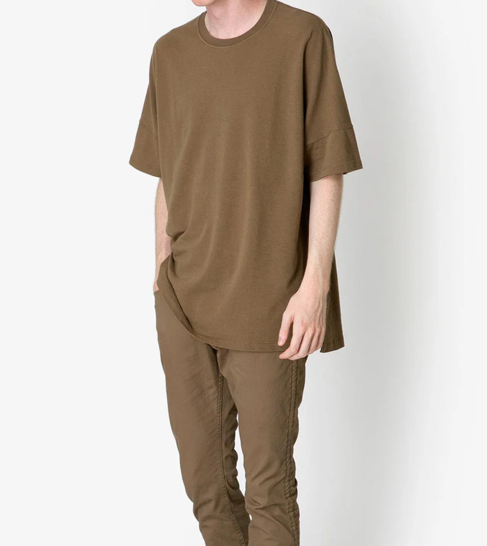 CLERK S/S TEE C/L PIQUE