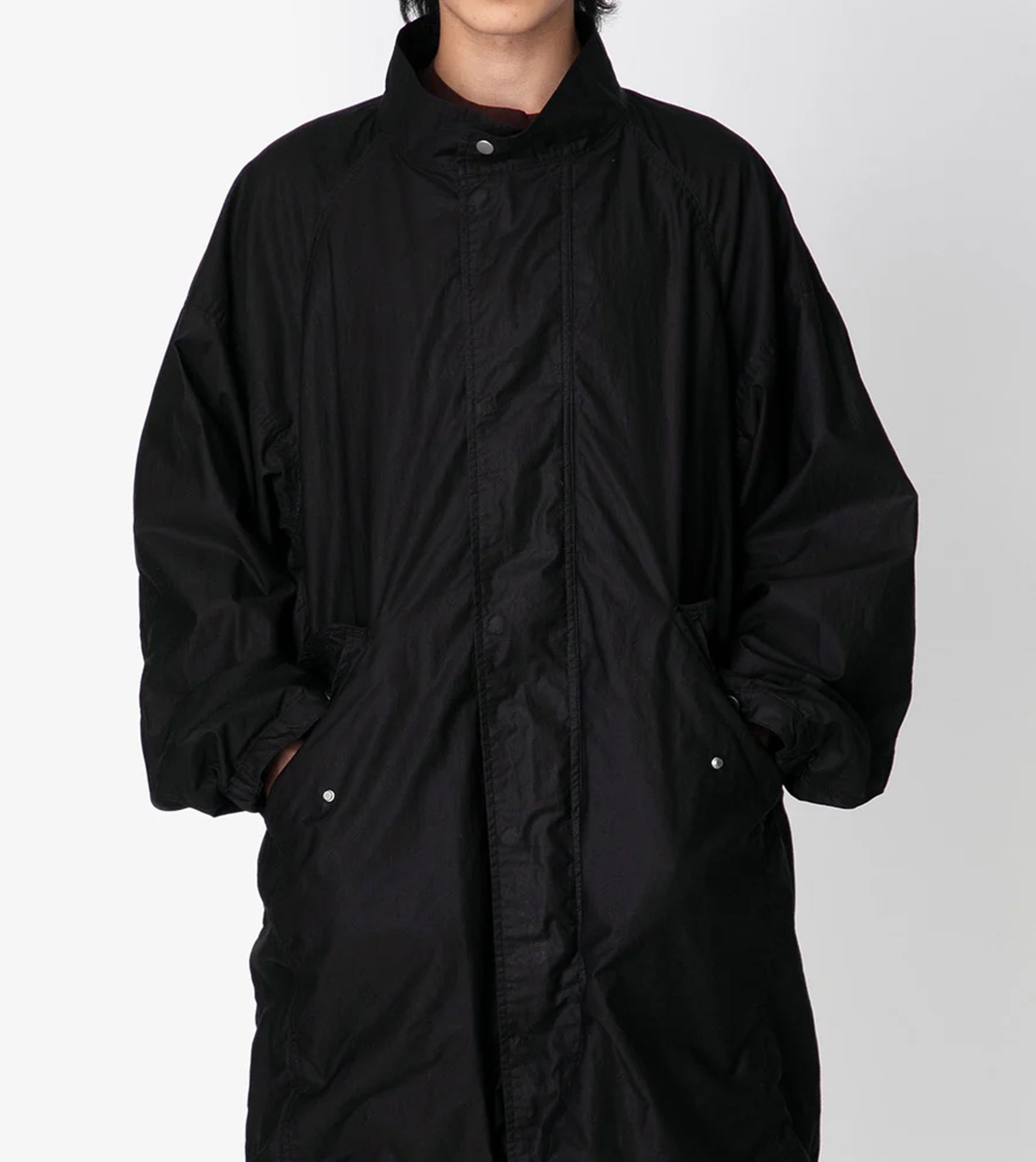 TROOPER COAT COTTON SATIN WITH GORE-TEX WINDSTOPPER® | DAICHI INC