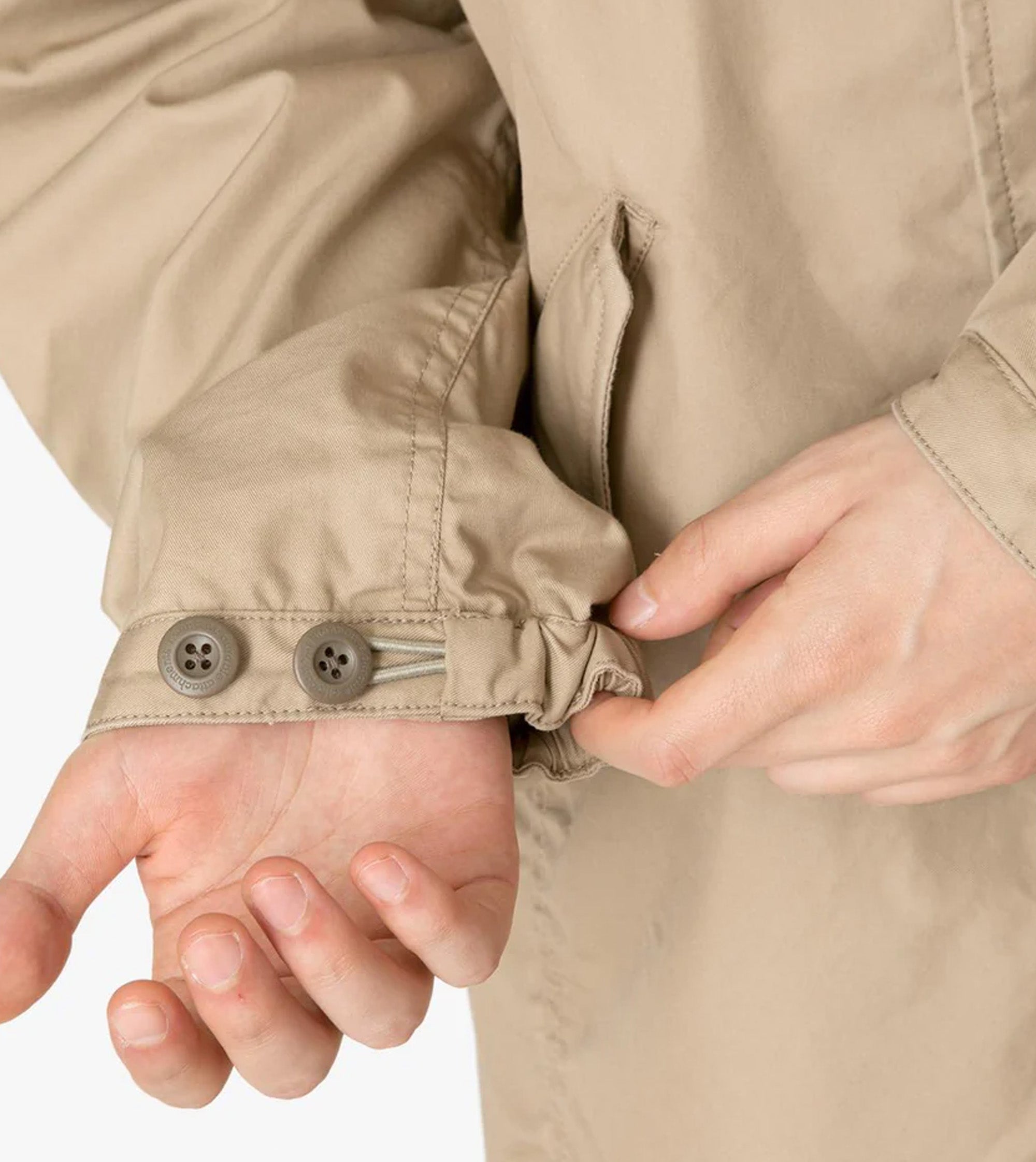 TROOPER COAT C/N GABARDINE WITH GORE-TEX WINDSTOPPER | DAICHI INC