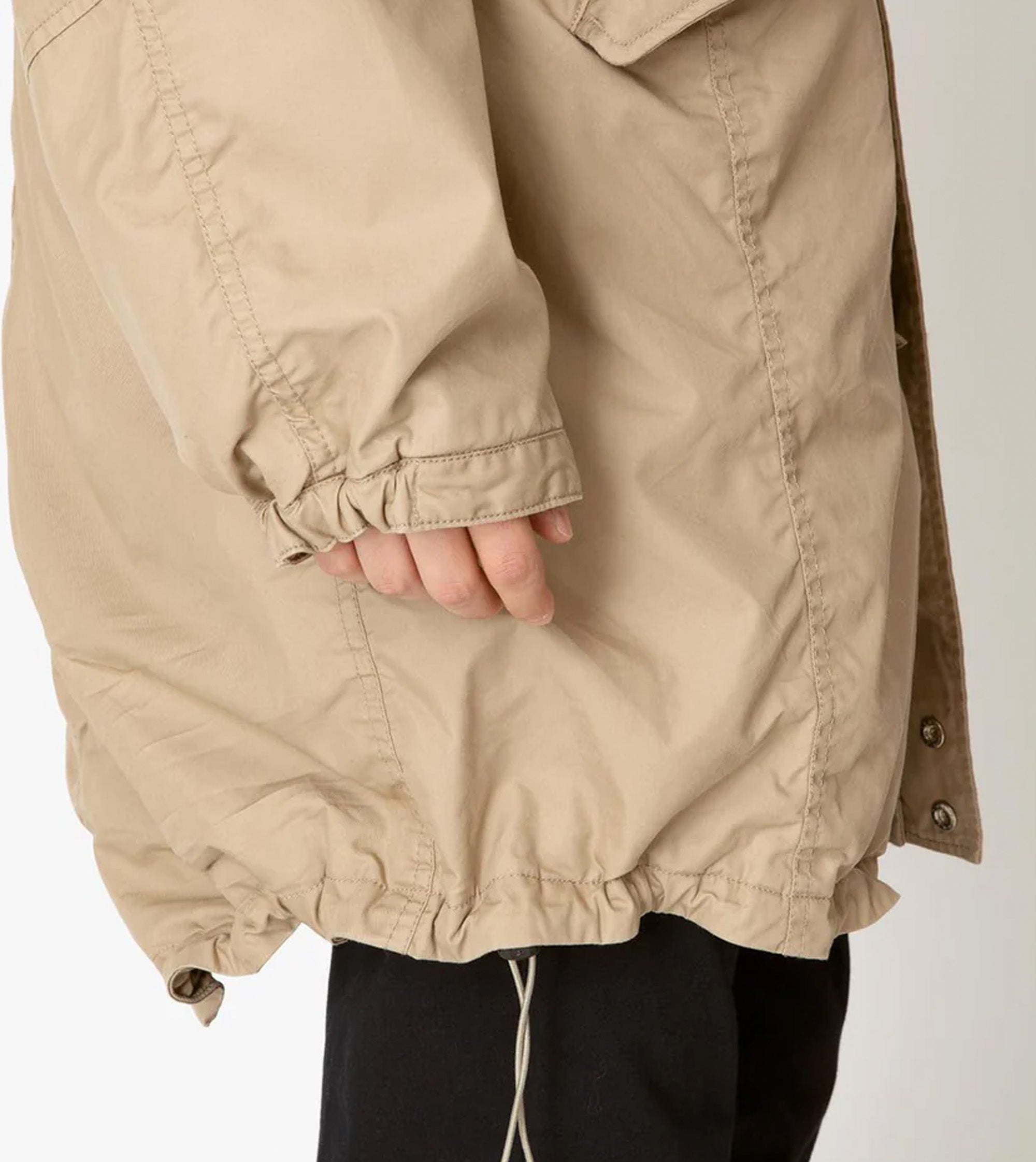 TROOPER COAT C/N GABARDINE WITH GORE-TEX WINDSTOPPER | DAICHI INC