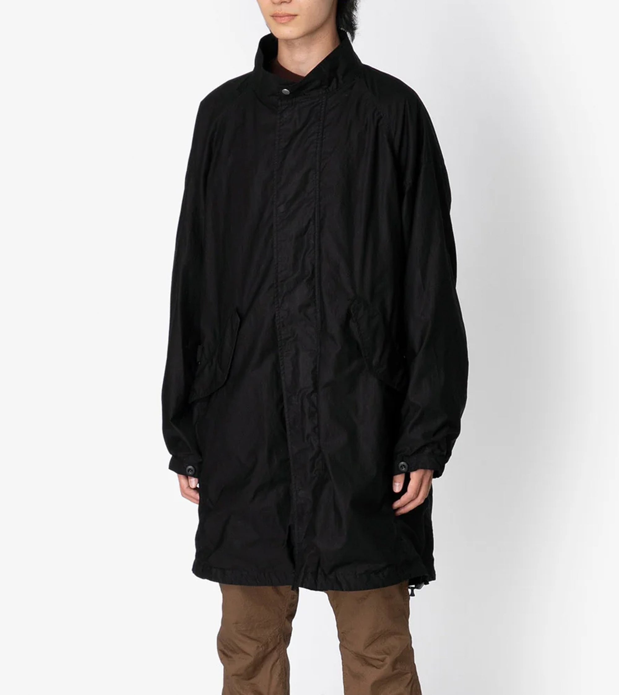 TROOPER COAT COTTON SATIN WITH GORE-TEX WINDSTOPPER® | DAICHI INC