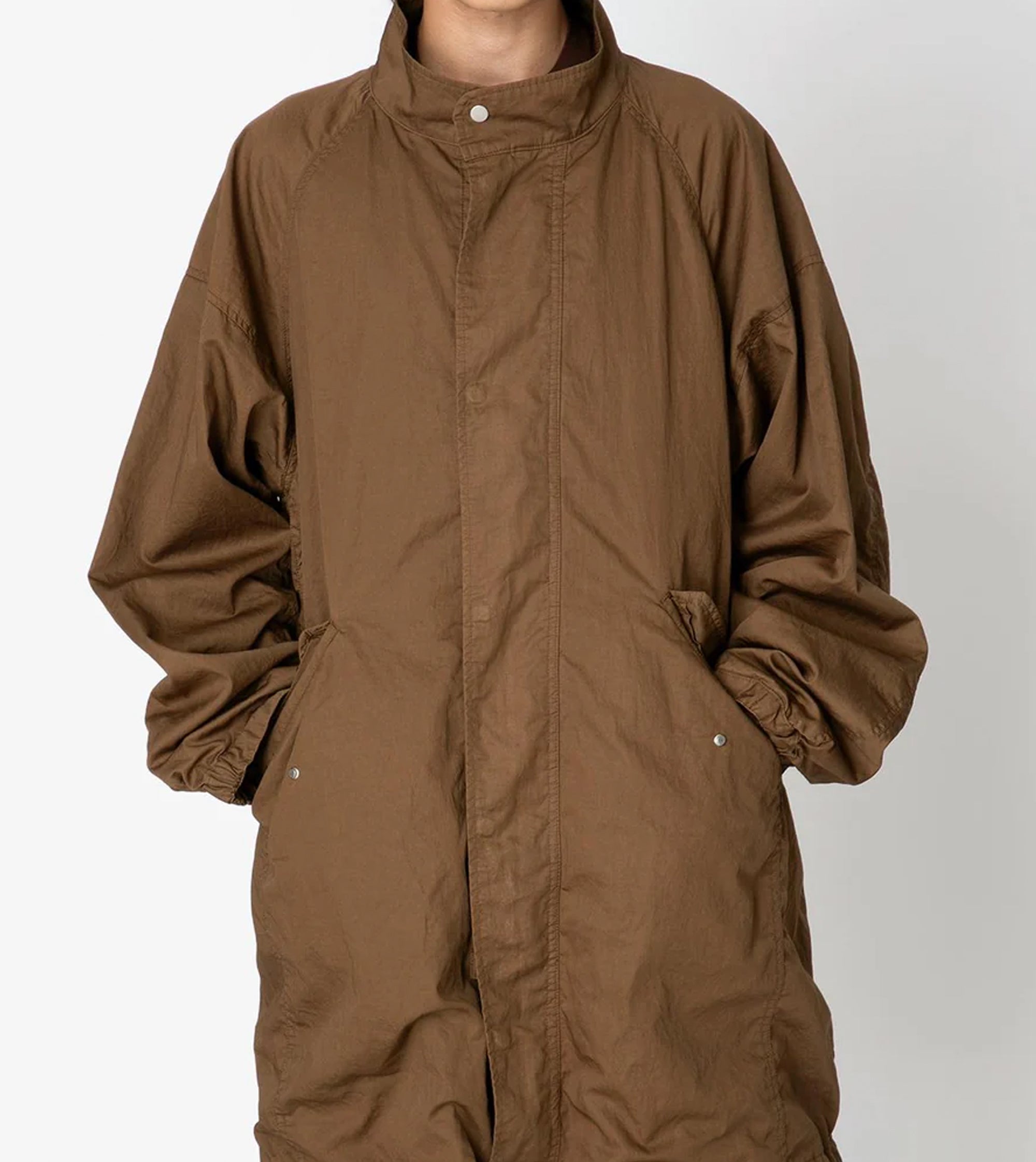 TROOPER COAT COTTON SATIN WITH GORE-TEX WINDSTOPPER® | DAICHI INC