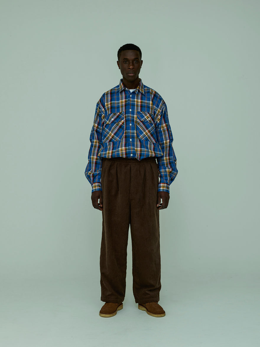 TECH ELBOW PATCH WORK SHIRTS FLANNEL PLAIDS