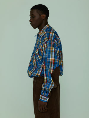 TECH ELBOW PATCH WORK SHIRTS FLANNEL PLAIDS