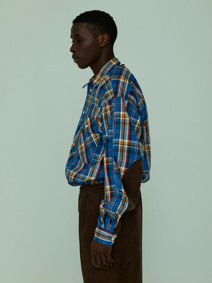 TECH ELBOW PATCH WORK SHIRTS FLANNEL PLAIDS