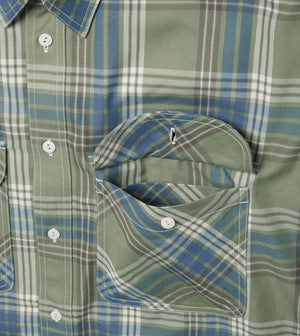 TECH ELBOW PATCH WORK SHIRTS FLANNEL