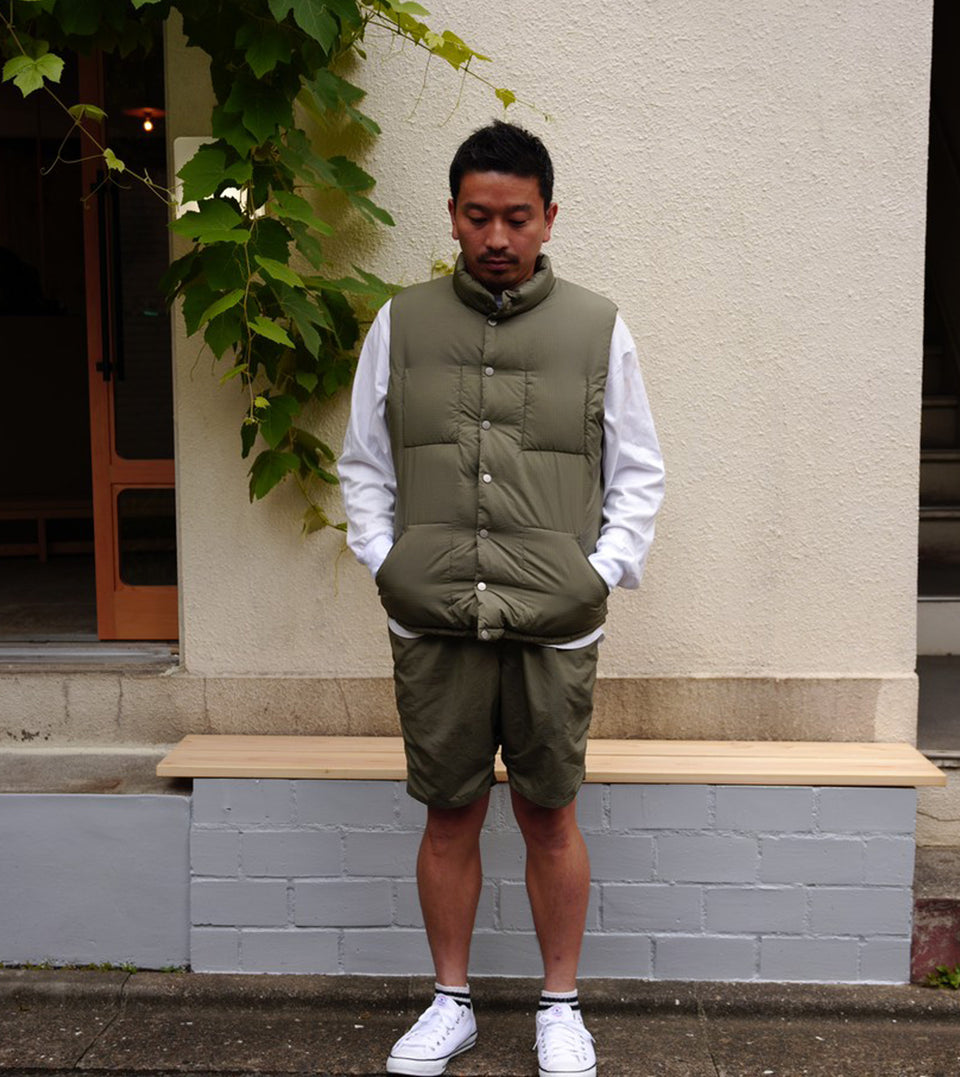 nonnative HIKER DOWN VEST POLY RIPSTOP-