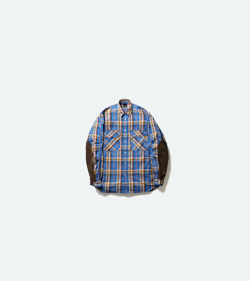 TECH ELBOW PATCH WORK SHIRTS FLANNEL PLAIDS