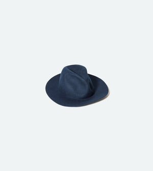 STROLLER HAT WOOL FELT - NAVY